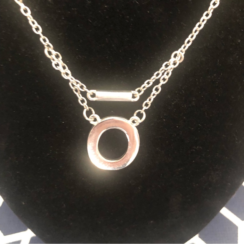 DoTerra “O” Necklace sliver color  Adjustable 18-22 inch with box NIB
